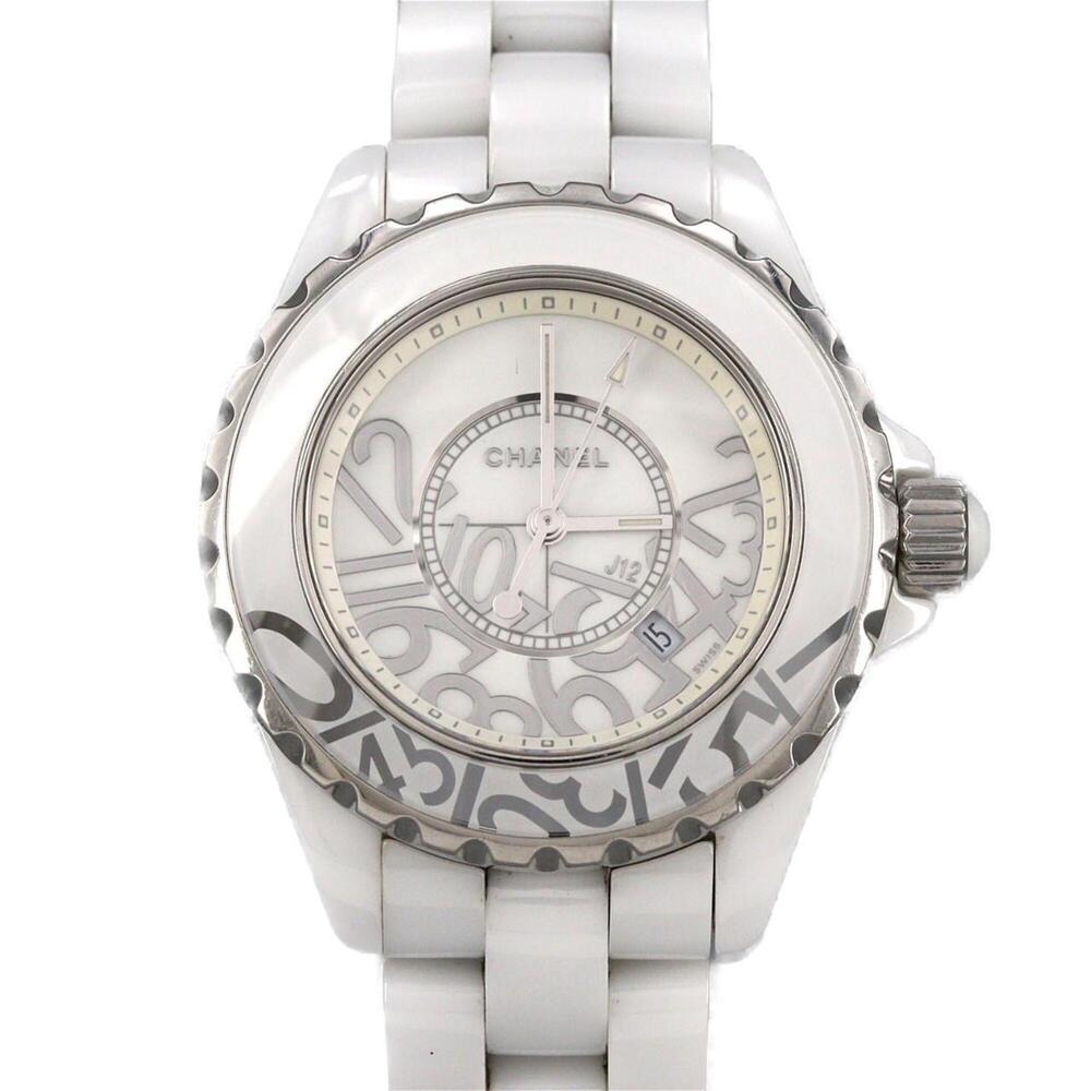 Chanel J12 Graffiti 33mm Ceramic Limited H5239 Quartz Watch